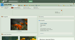 Desktop Screenshot of chuck-design.deviantart.com