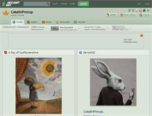 Tablet Screenshot of catalinprecup.deviantart.com