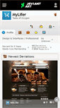 Mobile Screenshot of mylifer.deviantart.com