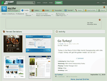 Tablet Screenshot of mylifer.deviantart.com