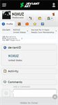 Mobile Screenshot of n3xuz.deviantart.com
