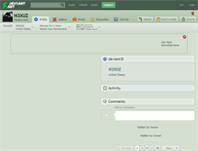 Tablet Screenshot of n3xuz.deviantart.com