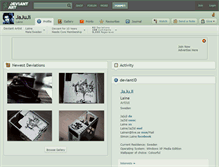 Tablet Screenshot of jajuji.deviantart.com