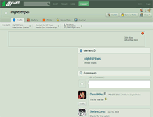 Tablet Screenshot of nightstripes.deviantart.com