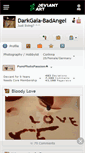 Mobile Screenshot of darkgaia-badangel.deviantart.com