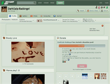 Tablet Screenshot of darkgaia-badangel.deviantart.com