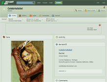 Tablet Screenshot of celebrielisilel.deviantart.com
