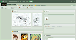 Desktop Screenshot of forevernotes.deviantart.com