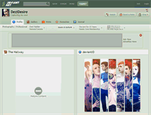 Tablet Screenshot of dezidesire.deviantart.com