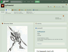 Tablet Screenshot of icephoenixx.deviantart.com