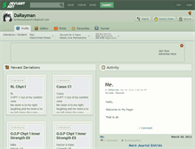 Tablet Screenshot of darayman.deviantart.com