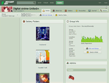 Tablet Screenshot of digital-anime-united.deviantart.com