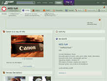 Tablet Screenshot of miss-yun.deviantart.com