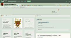 Desktop Screenshot of pokecombatacademy.deviantart.com