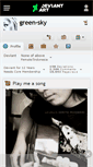 Mobile Screenshot of green-sky.deviantart.com