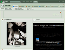 Tablet Screenshot of green-sky.deviantart.com