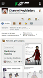 Mobile Screenshot of channel-keybladers.deviantart.com