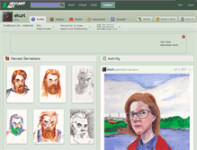 Tablet Screenshot of ekurt.deviantart.com