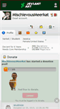 Mobile Screenshot of mischievousmeerkat.deviantart.com