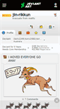 Mobile Screenshot of jin-rikkun.deviantart.com