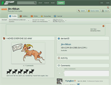 Tablet Screenshot of jin-rikkun.deviantart.com