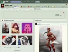 Tablet Screenshot of amao2006.deviantart.com