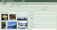 Desktop Screenshot of melcow.deviantart.com
