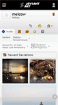 Mobile Screenshot of melcow.deviantart.com