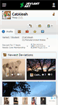 Mobile Screenshot of cataleah.deviantart.com