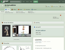 Tablet Screenshot of deviant-addictor.deviantart.com