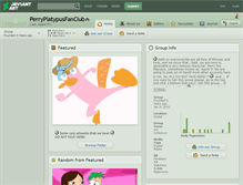 Tablet Screenshot of perryplatypusfanclub.deviantart.com