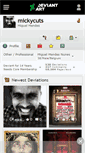 Mobile Screenshot of mickycuts.deviantart.com