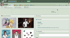 Desktop Screenshot of hanaski.deviantart.com