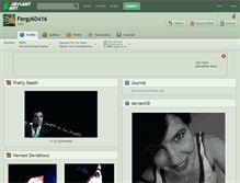 Tablet Screenshot of fergyk0416.deviantart.com