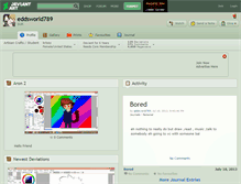 Tablet Screenshot of eddsworld789.deviantart.com