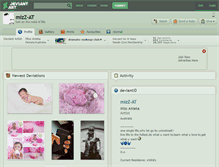 Tablet Screenshot of mizz-at.deviantart.com