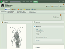 Tablet Screenshot of dullboyjack.deviantart.com