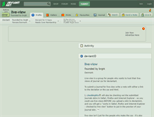 Tablet Screenshot of live-view.deviantart.com