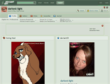 Tablet Screenshot of darkest-light.deviantart.com