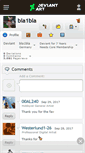 Mobile Screenshot of bla1bla.deviantart.com