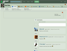 Tablet Screenshot of bla1bla.deviantart.com