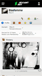 Mobile Screenshot of blasfemme.deviantart.com