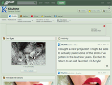 Tablet Screenshot of kikuhime.deviantart.com