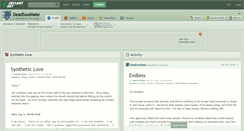 Desktop Screenshot of deadsoulmate.deviantart.com