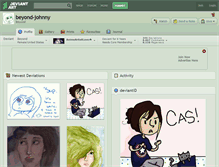 Tablet Screenshot of beyond-johnny.deviantart.com