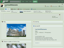 Tablet Screenshot of lacrimedidiamante.deviantart.com