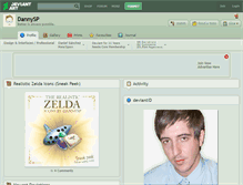 Tablet Screenshot of dannysp.deviantart.com