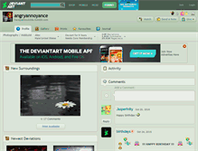 Tablet Screenshot of angryannoyance.deviantart.com