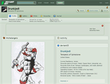 Tablet Screenshot of drunkjedi.deviantart.com