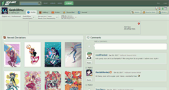 Desktop Screenshot of geekgilmu.deviantart.com